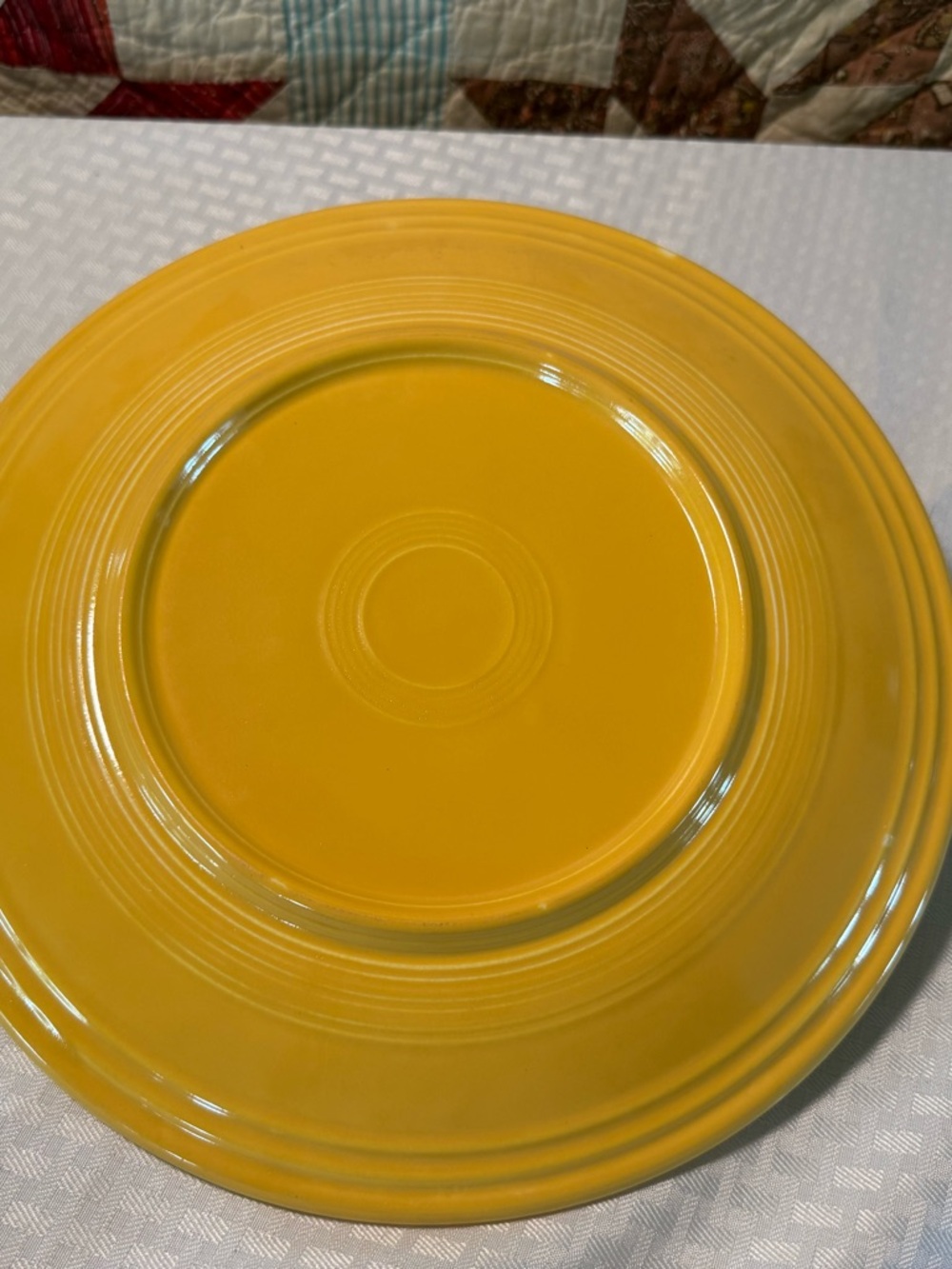Fiestaware Vintage Yellow Platter - Picture 2 of 4